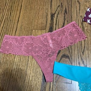 Pink Victoria Secret Thongs